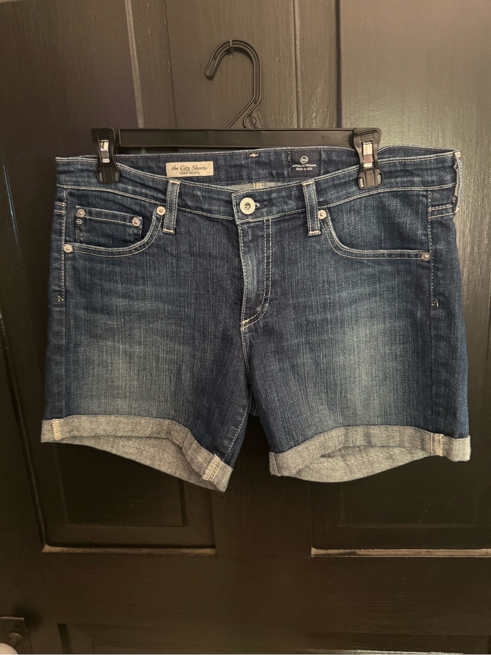 Ag Adriano Goldschmied Dark Indigo Denim Jeans
